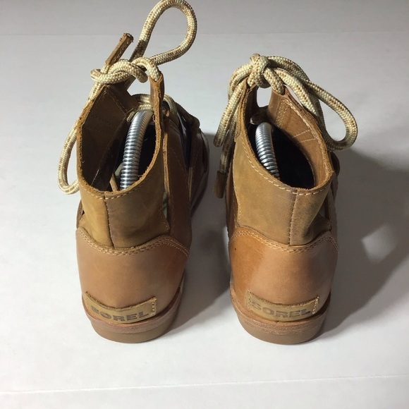 Sorel Torpeda Lace II Leather Gladiator Sandal Size 9. - Picture 6 of 10